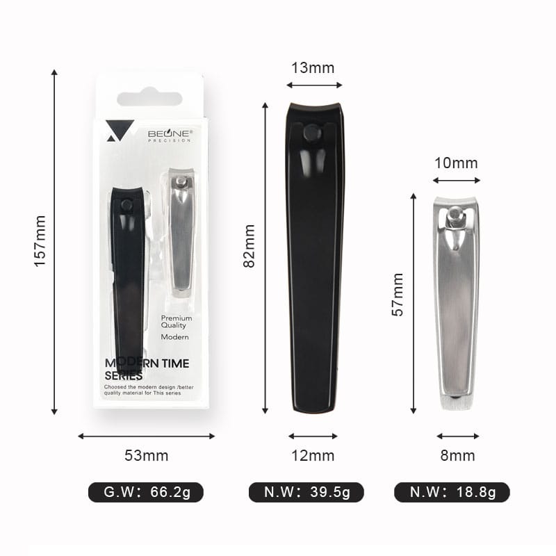 fingernail and toenail stainless steel nail clipper set - Image 2