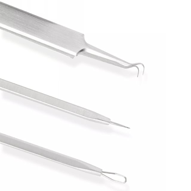 manicure tool kit with acne needle blackhead remover - Image 6
