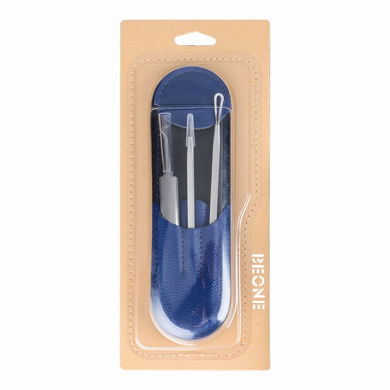 manicure tool kit with acne needle blackhead remover